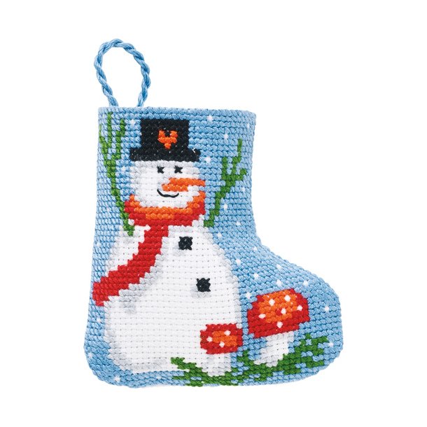 Mini julestr�mpe med Snemand