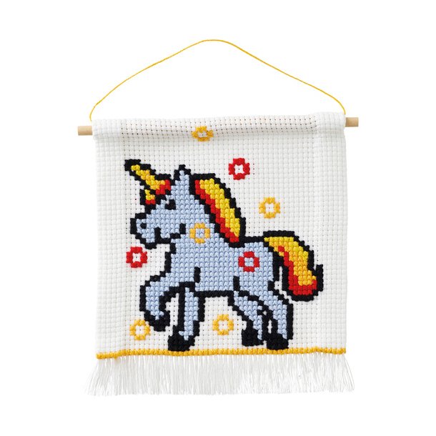  Enhjrning begynderbroderi