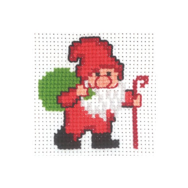 Nisse med sk og stok