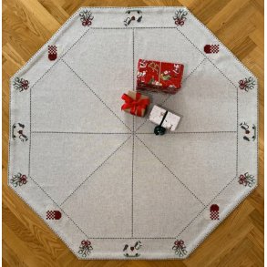 Motiver ottekantet juletrstppe