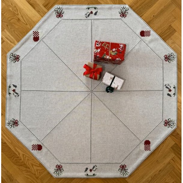 Motiver ottekantet juletrstppe