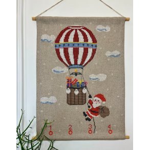 Santas hot air balloon adventskalender