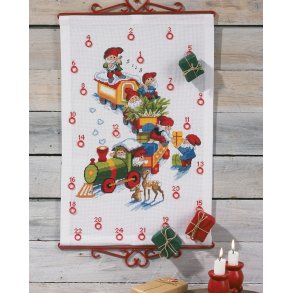 Tog med nisser julekalender