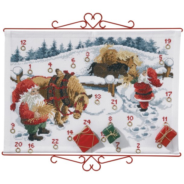 Heste i sneen julekalender