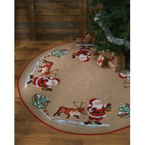 Julemand og rensdyr juletr�st�ppe