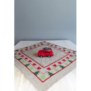 Juletr�st�ppe hjerter og tr�er