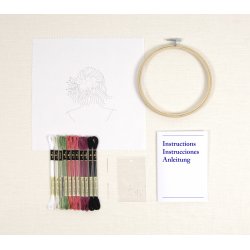 DMC Pige med blomster i hret