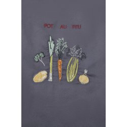 Forklde med grntsagsbroderi