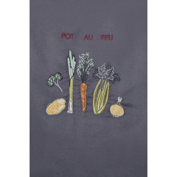 Forklde med grntsagsbroderi