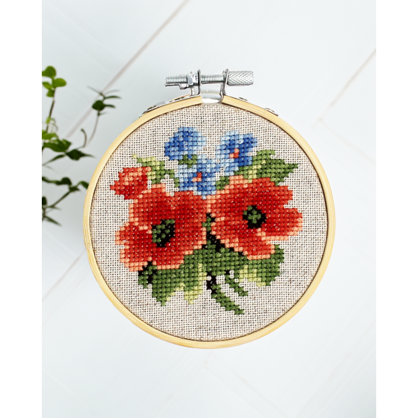 Poppy and forget-me-not