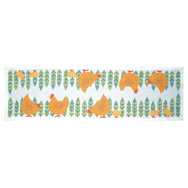 Brune hns og kyllinger