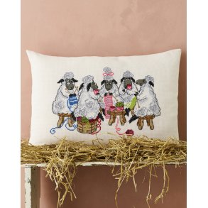 F�r der strikker pude