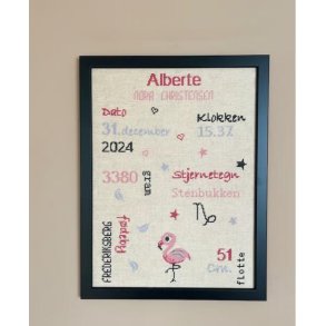 F�dselsminde Flamingo