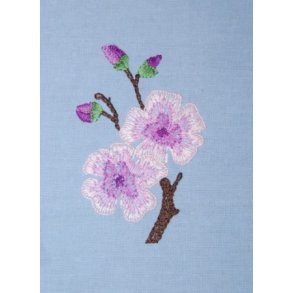 Japansk kirseb�r - frit broderi