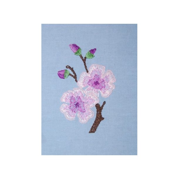 Japansk kirseb�r - frit broderi