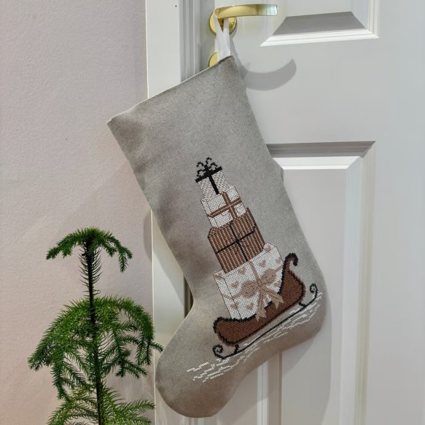 Julesok "Stocking with white gifts"