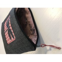 Guldsmed kosmetikpung rosa